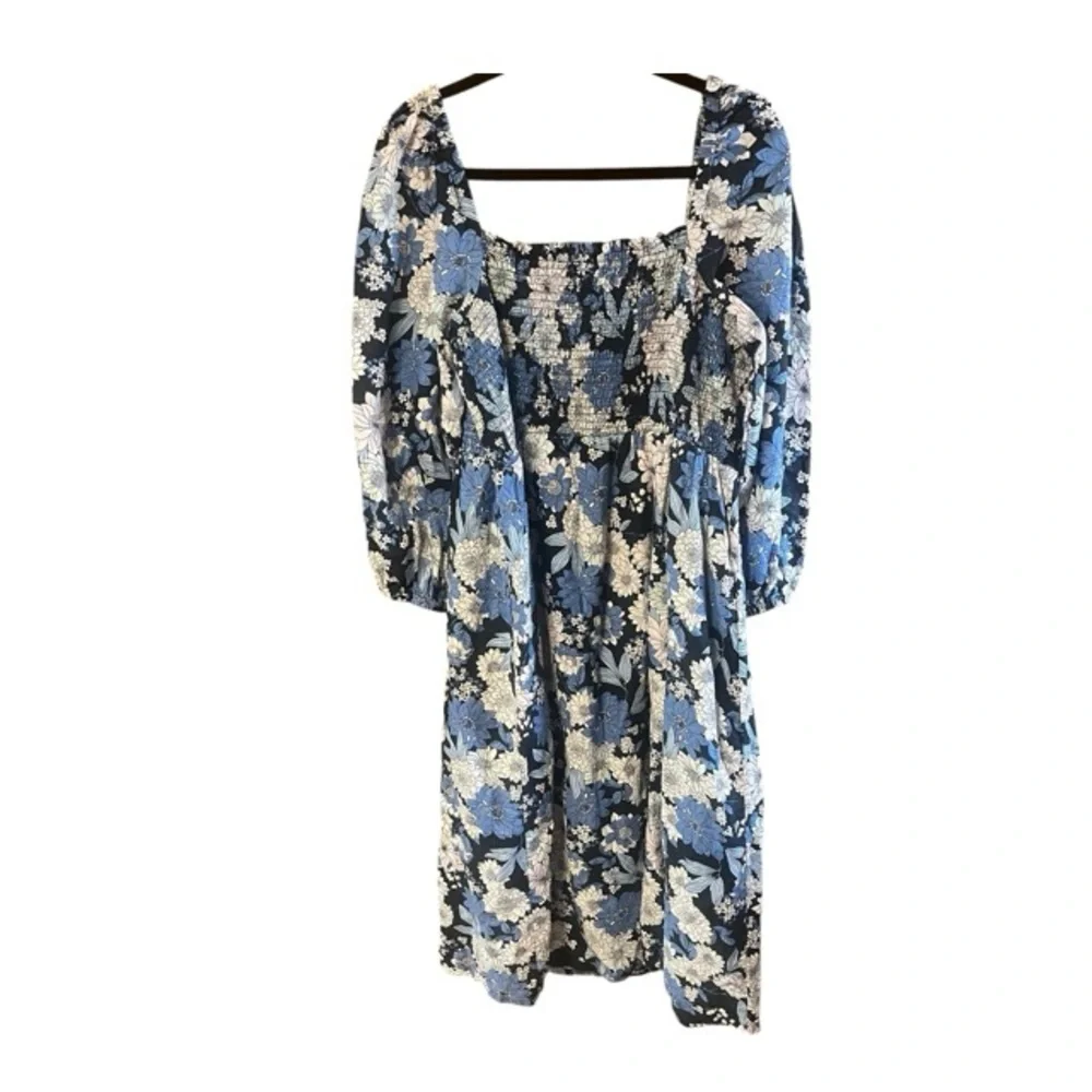 J.Crew Linen Daydream Dress In Zinnia Floral - Picture 2 of 8